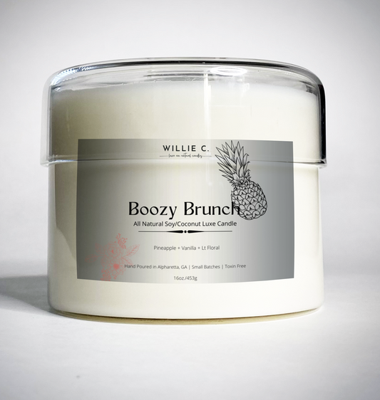Boozy Brunch -All Natural Coconut Soy Candle - 14 oz.