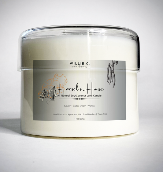 Hansel's House -All Natural Coconut Soy Candle- 14 oz.