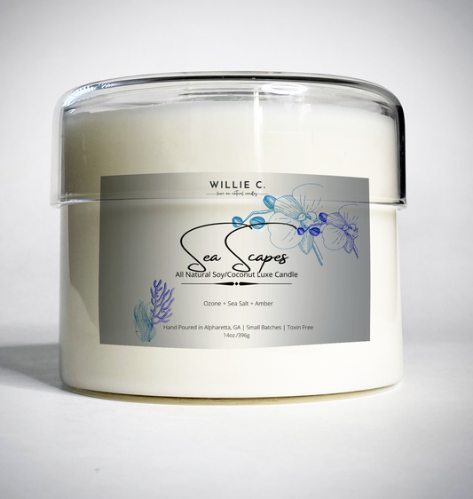 Sea Scapes -All Natural Coconut Soy Candle - 14 oz.