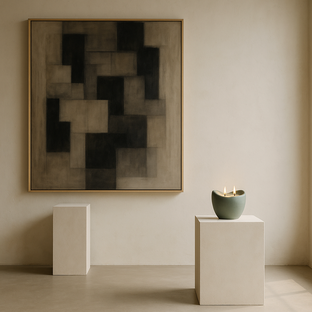 Hansel's House - All Natural Sculptural Coconut Soy Candle - 11 oz.