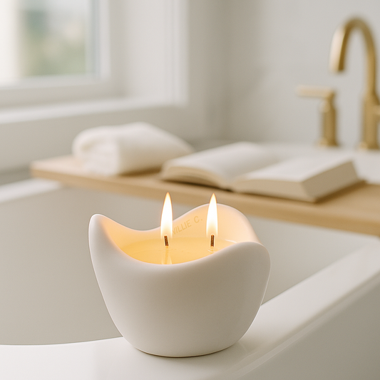 Linger - All Natural Sculptural Coconut Soy Candle - 11 oz.