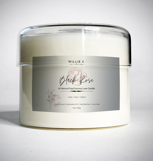 Black Rose -All Natural Coconut Soy Candle - 14 oz.