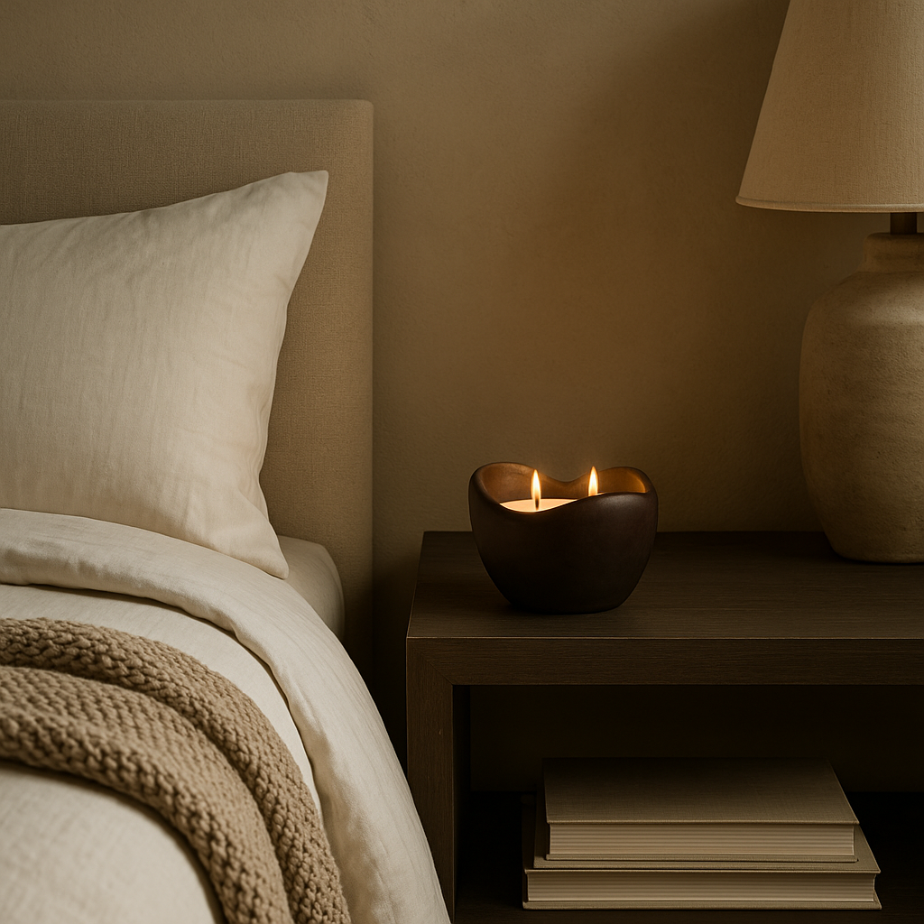 Him -All Natural Sculptural Coconut Soy Candle - 11 oz.