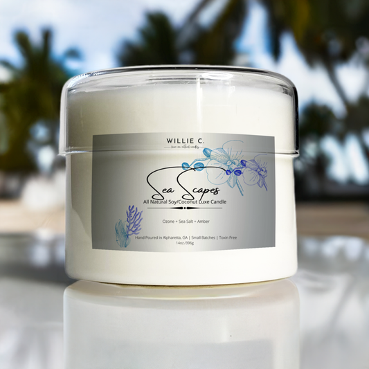 Sea Scapes -All Natural Coconut Soy Candle - 14 oz.