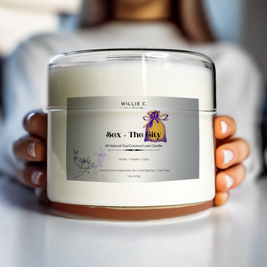 Sex + The City -All Natural Coconut Soy Candle - 14 oz.