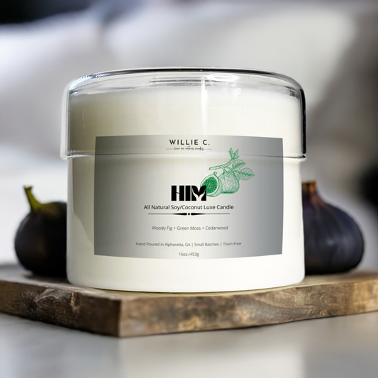Him -All Natural Coconut Soy Candle- 14 oz.