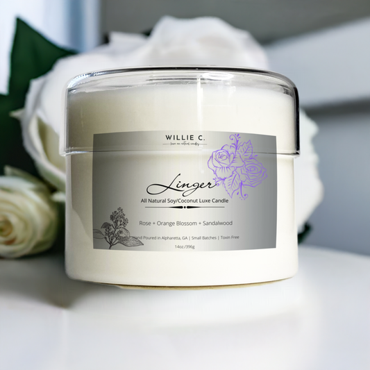 Linger -All Natural Coconut Soy Candle- 14 oz.
