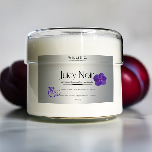 Juicy Noir -All Natural Coconut Soy Candle - 14 oz.