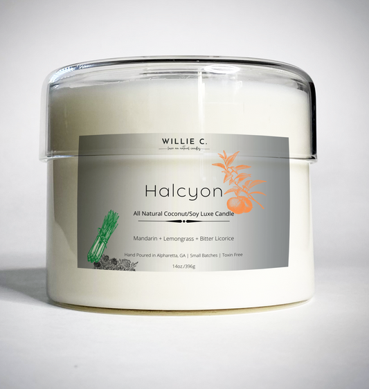 Halcyon -All Natural Coconut Soy Candle- 14 oz.