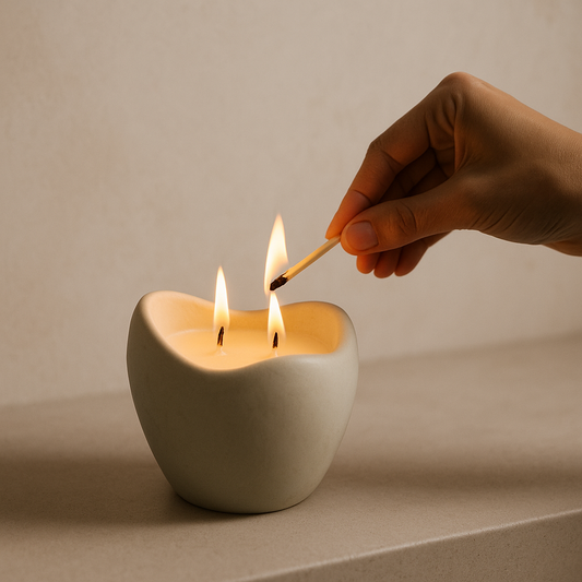 Linger - All Natural Sculptural Coconut Soy Candle - 11 oz.