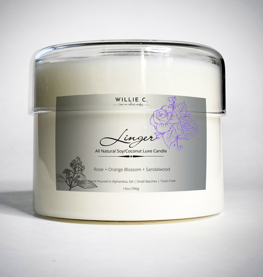 Linger -All Natural Coconut Soy Candle- 14 oz.