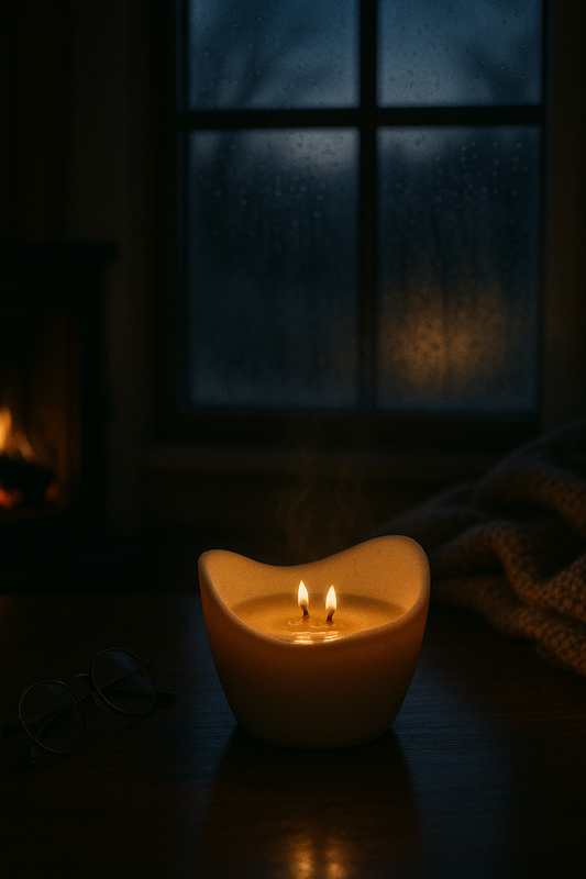 Meet Me In Aspen -All Natural Sculptural Coconut Soy Candle - 11 oz.