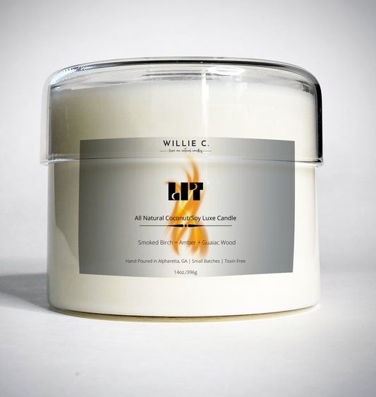 Lit -All Natural Coconut Soy Candle - 14 oz.