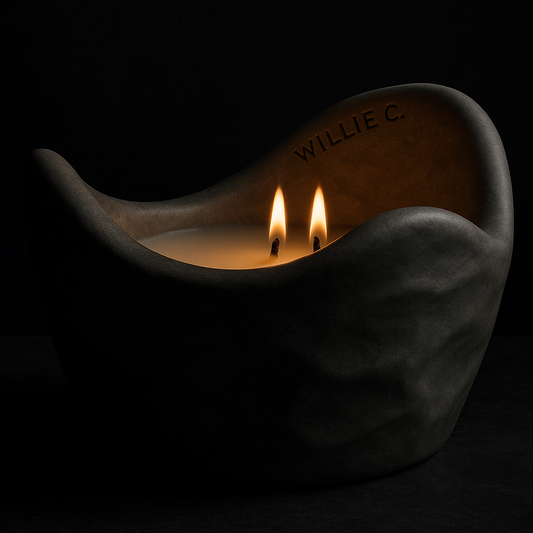 Him -All Natural Sculptural Coconut Soy Candle - 11 oz.