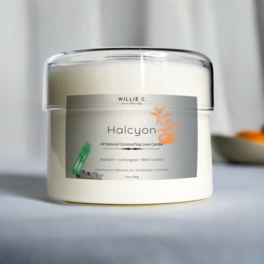 Halcyon -All Natural Coconut Soy Candle- 14 oz.