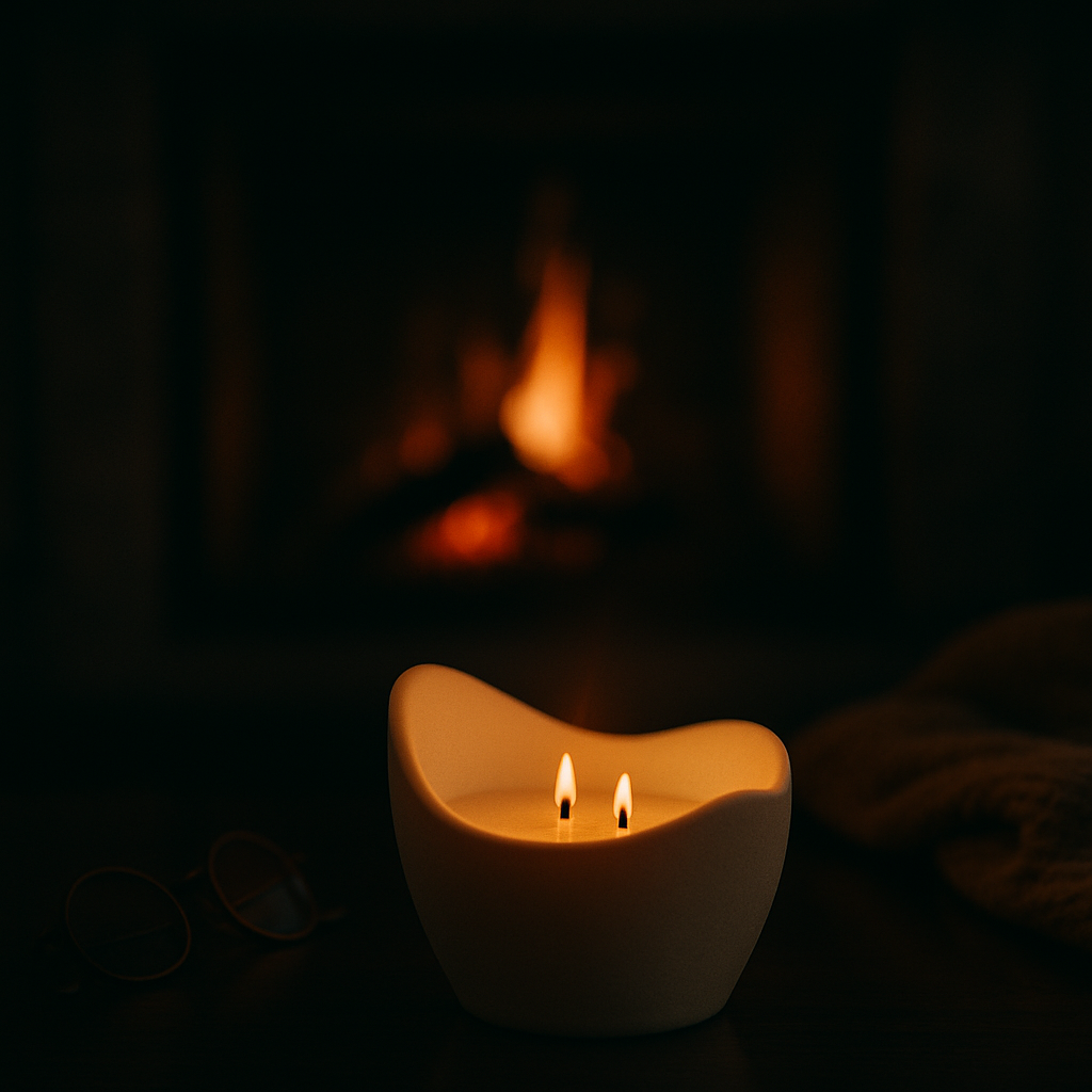 Lit -All Natural Sculptural Coconut Soy Candle - 11 oz.