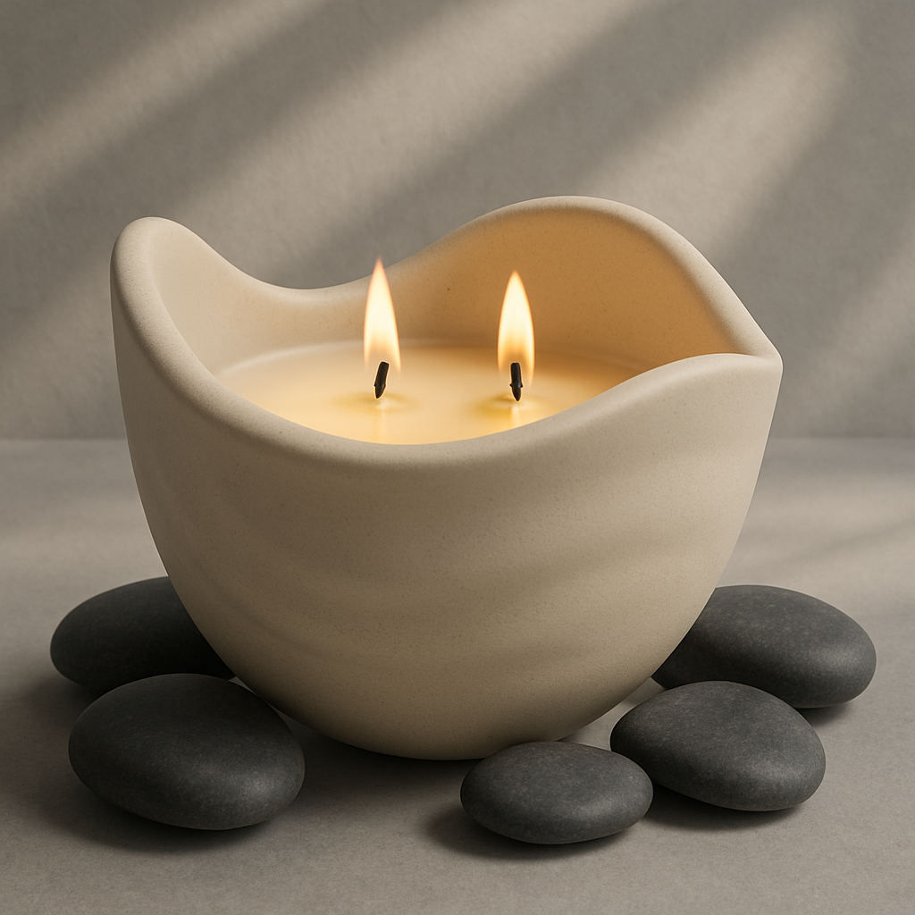 Paper Dolls - All Natural Sculptural Coconut Soy Candle - 11 oz.