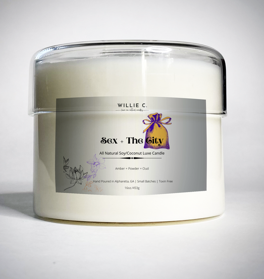 Sex + The City -All Natural Coconut Soy Candle - 14 oz.